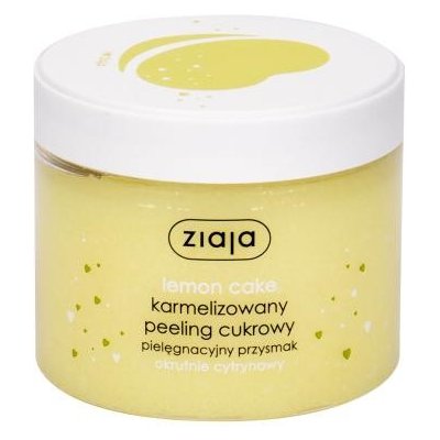 Ziaja Lemon Cake Sugar Body Scrub osviežujúce tekutý peeling 300 ml pre ženy