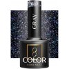 OCHO NAILS Hybridný lak na nechty sivý 607 -5 g