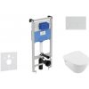 Ideal Standard ProSys - Set predstenovej inštalácie, klozetu a sedadla Architectura, tlačidla Oleas M2, DirectFlush, SoftClose, CeramicPlus, biela ProSys120M SP43