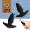 FeelzToys FunkyButts Remote Controlled Butt Plug Set for Couples, vibračné análne kolíky s diaľkovým ovládaním pre páry