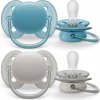 Avent Philips šidítko Ultrasoft Premium 2 ks sivá/modrá