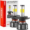 AMiO LED žiarovky hlavného svietenia H4 COB 4Side AMiO