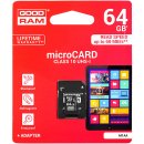 Pamäťová karta GOODRAM microSDXC 64GB UHS-1 U1 + adapter M1AA-0640R11