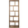 Knižnica v dekore orecha v prírodnej farbe 70x198 cm Berlin – TemaHome
