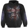 mikina s kapucňou SPIRAL Union Wrath Čierna