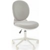 Halmar Detská otočná stolička ORION 2 svetlo sivá/biela