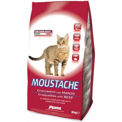 MOUSTACHE Dry cat Croquettes hovädzie 2 kg