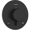 Hansgrohe Ecostat Comfort S - Termostatická batéria pod omietku, na 2 spotrebiče, matná čierna - 33718670