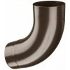 Koleno zvodové 72° KJG pozink - farebný - RAL 8028 Testa di Moro, Ø 120 mm - RAL 8028 Testa di Moro - Ø 120 mm