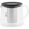 Čajník MagicHome TP003, 1500 ml, sklo/PP/nerez