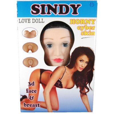 Ok Shop Sindy doll nafukovacia panna s 3D tvárou