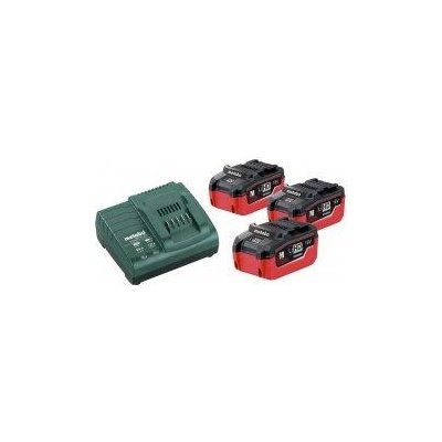 Metabo Basic-Set 3 x LiHD 5.5 Ah