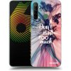 Picasee silikónový čierny obal pre Realme 6i - Nemysli toľko