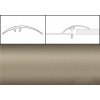 Prechodové lišty A65 - NARÁŽACIE šírka 5 x dĺžka 93 cm s prevýšením 16 mm - šampaň, EF-1205 + cena za 1 ks