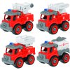 WIKY Autá hasičské šróbovacie sada 4ks (W021375)