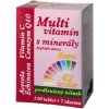 MedPharma Multivitamín s minerály 42 složek, extra C + Q10, 107 tabliet