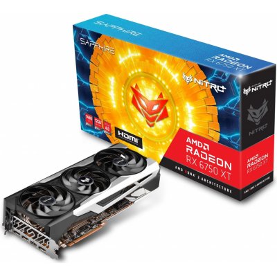 Sapphire Radeon RX 6750 XT NITRO+ GAMING OC 12GB GDDR6 11318-01-20G