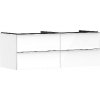 Hansgrohe Xelu Q - Umývadlová skrinka, 50x136x55 cm, 4 zásuvky, lesklá biela/chróm 54086000