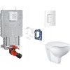 Grohe Uniset - Set predstenovej inštalácie, klozetu, dosky SoftClose, tlačidla Skate Cosmopolitan a súpravy na vhadzovanie tabliet, alpská biela SANI15BB3117