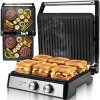 MalTec Elektrický kontaktný gril / sendvičovač XXL 4500W PANINI