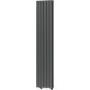 Mexen Dallas dekoratívny radiátor 1600 x 360 mm, 1039 W, antracit - W214-1600-360-00-66