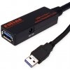 Roline 12.04.1072 USB, USB 3.2 Gen1 (USB 3.0 / USB 3.1 Gen1) USB-A zástrčka, USB-A zásuvka, 2m, černý