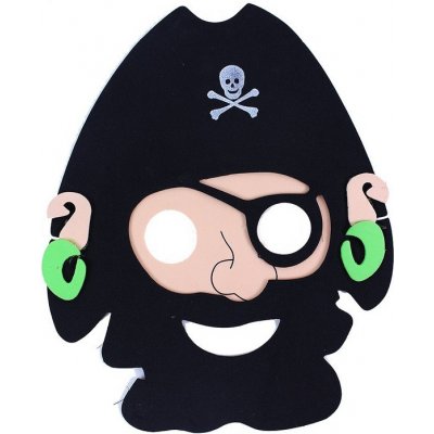 Rappa Maska pirátska 2 ks v sáčku