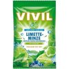VIVIL BONBONS LIMETTE-MINZE, drops s príchuťou limetka a pepermint s vitamínom C, bez cukru, 60g