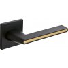 Kuchinox Elika II, kľučka na dvere, čierna matná-zlatá matná, LAV-KAE_900G