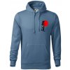 Judo Japan vlajka - Mikina pánska Cape s kapucňou - S ( Denim )