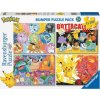 RAVENSBURGER Puzzle Pokémon 4x100 dílků