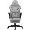 Herné kreslo Huzaro Force 4.6 Grey látka sivá