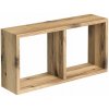 Nástenná polica Yasmine, 59 × 15 × 30 cm, drevotrieska, alpine, YAS-5930-AP
