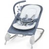 INGENUITY Lehátko masážne vibrujúce s melódiou Happy Belly™ Rock-to-Bounce – Chambray 0m+ do 9kg