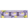 YANKEE CANDLE Lemon Lavender Votív v skle sada 3 x 37 g
