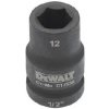 DeWALT DT7530 nástrčná hlavice EXTREME IMPACT 1/2“ krátká, 12 mm