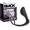 You2Toys Black Velvets erekčný krúžok a butt plug