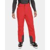 Pánske lyžiarske nohavice Kilpi MIMAS-M červená XL