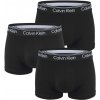 Calvin Klein - boxerky 3PACK Microfiber stretch solid black -XL (101-106 cm)