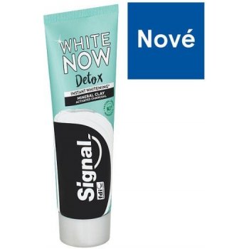 Signal White Now Detox Charcoal bieliaca zubná pasta s aktívnym uhlím 75 ml  od 3,19 € - Heureka.sk