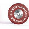 Forward Fitness Competition bumper kotúče farebné , 25kg, Priemer diery: 50mm