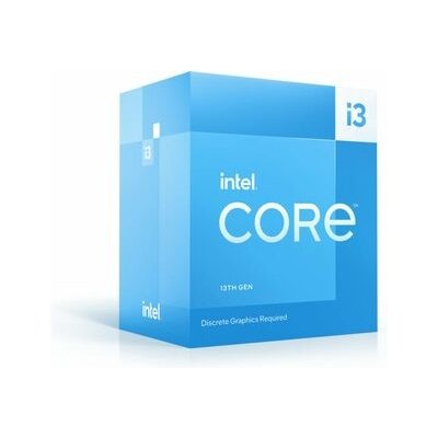 Intel Core i3-13100F @ 3.4GHz - TRAY / TB 4.5GHz / 4C8T / L3 12MB / Bez VGA / 1700 / Raptor Lake / 58W (CM8071505092203)