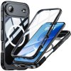 AppleMix Kryt pre Apple iPhone Air - magnetický - s tvrdeným sklom na displeji - čierny