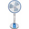 Verk Bezdrôtový skladací ventilátor s LED lampičkou modrobiela