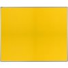 Textilná nástenka ekoTAB v hliníkovom ráme, 1500 x 1200 mm, žltá