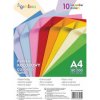 Farebný papier Gimboo A4 100 listov 80g 10 neónových farieb