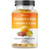MOVit Energy Vitamín C 1200 mg so šípkami + Vitamín D + Zinok PREMIUM 90 tabliet