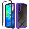 Obojstranný Gumený kryt na Motorola Moto G8 Power - fialová