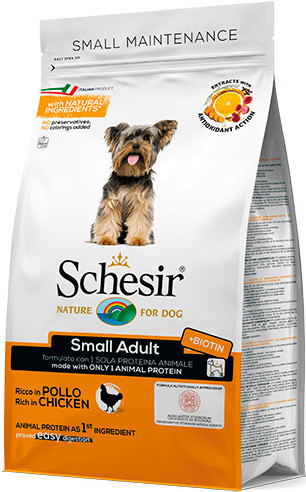 Schesir Dog Small Adult Kuracie s ryžou 0,8 kg