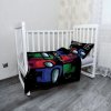 Sablio Mikroplyšové obliečky do detskej postieľky AMONG US Černý vesmír - 130x90 / 40x60